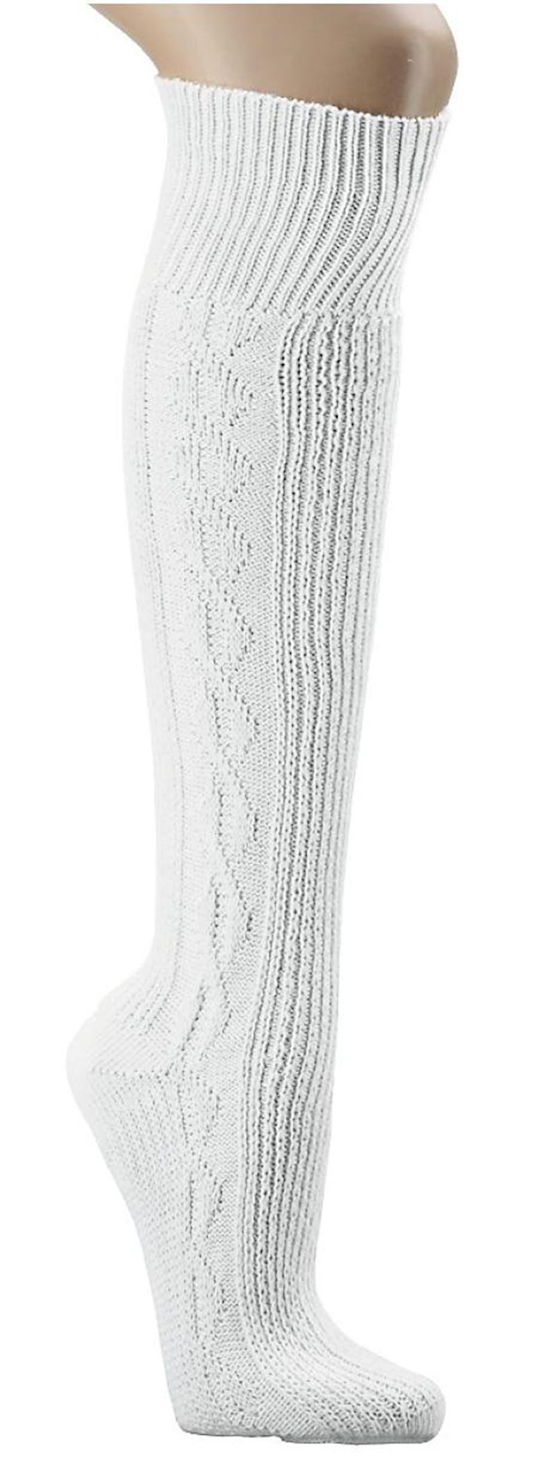 Trachtenstrümpfe Socken weiss Bayern 1 Paar, Gr. 39/42