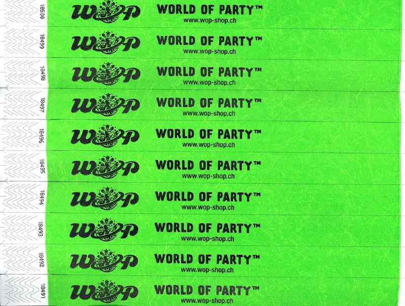 Identcontroller Tyvek WOP Promotionsartikel/Sponsoring