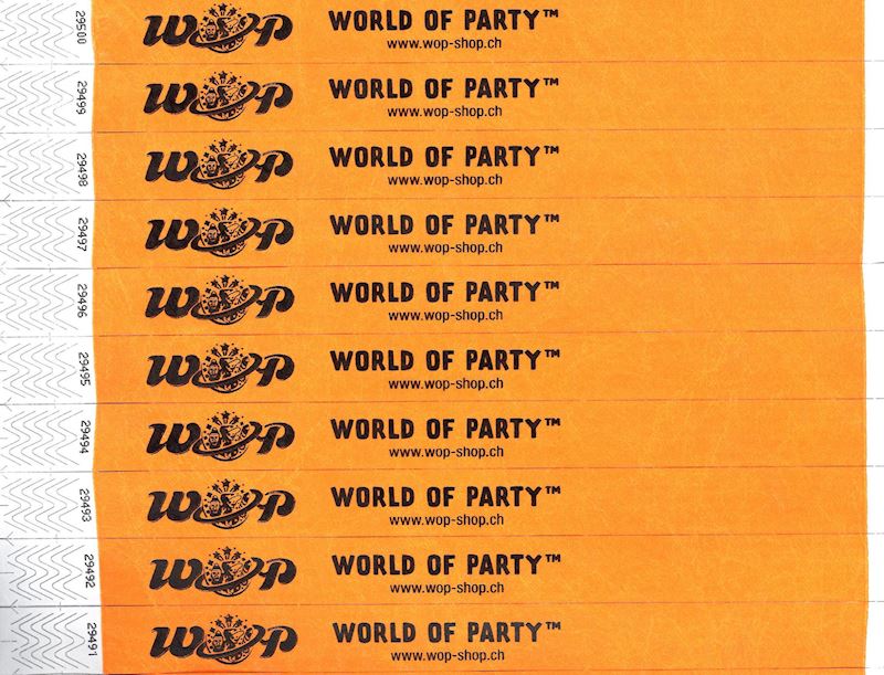 Identcontroller Tyvek WOP Promotionsartikel/Sponsoring