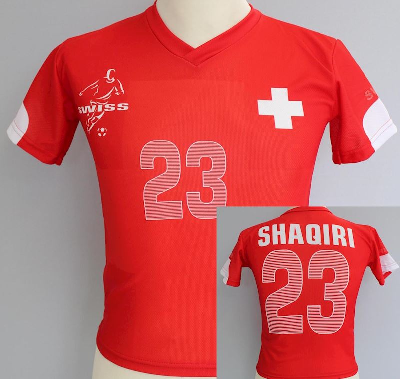 Fussballtrikot Schweiz Grösse 134