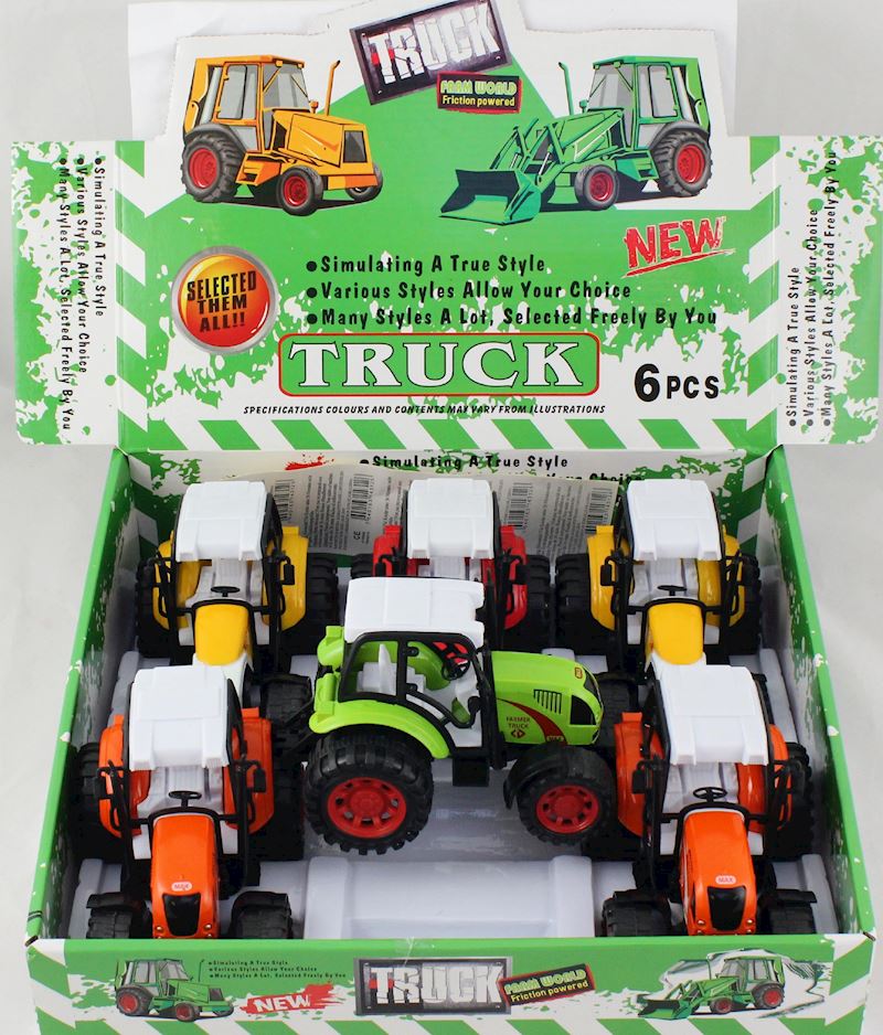 Traktor 13 cm 4 Farben sort. db (95x35x82 cm)