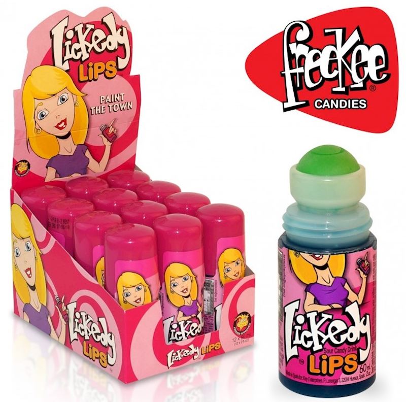 Lickedy Lips Roller Girl pink Sour Candy Drink 60ml