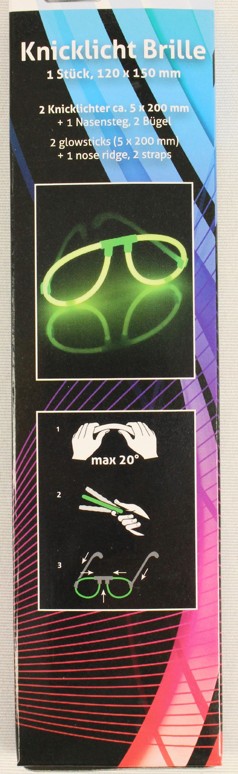 Lunettes luminesentes vertes