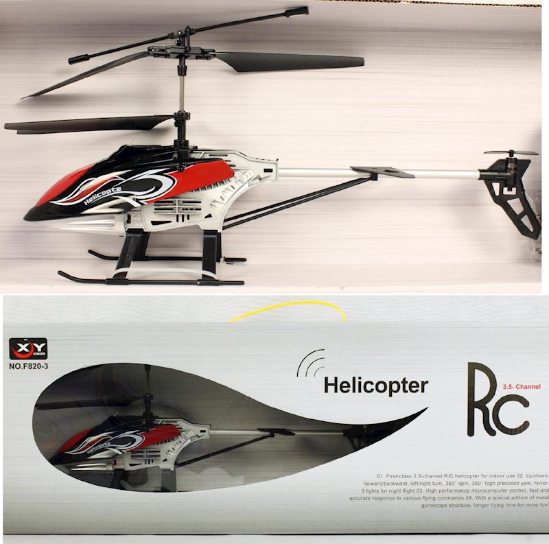 Helikopter 34cm Indoor mit Fernsteuerung, mit Licht