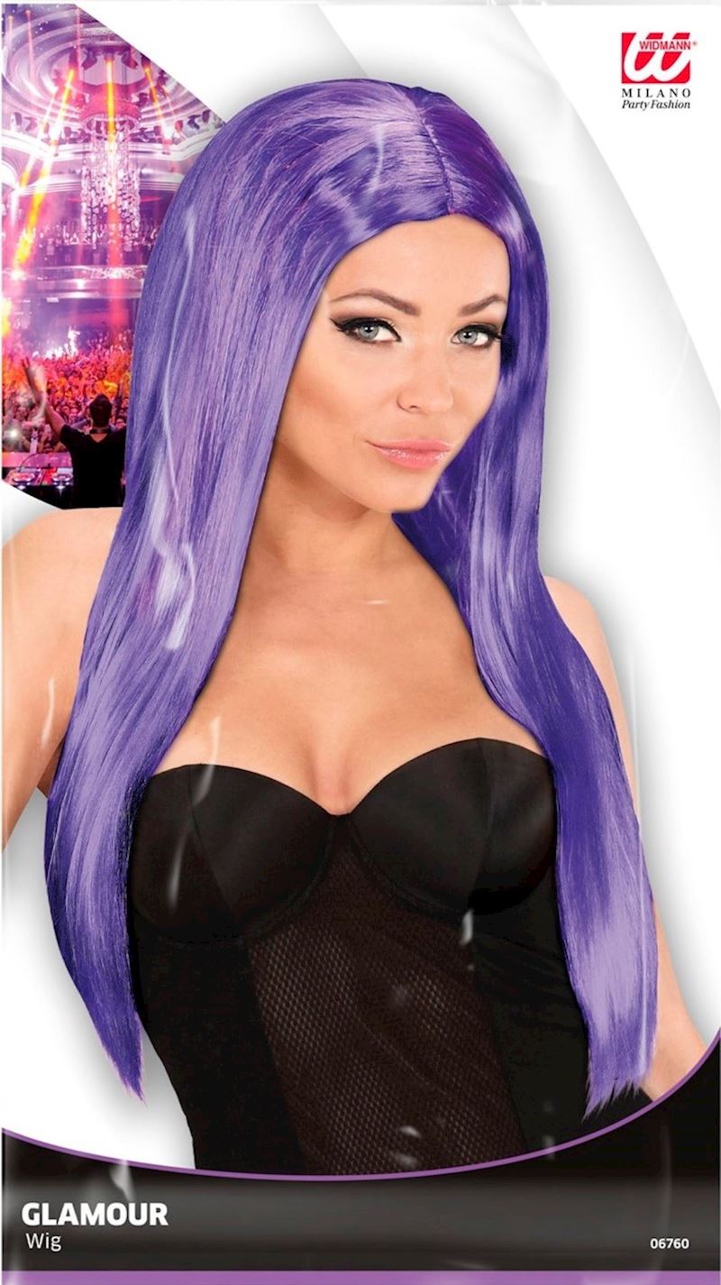 Perruque glamour rose 