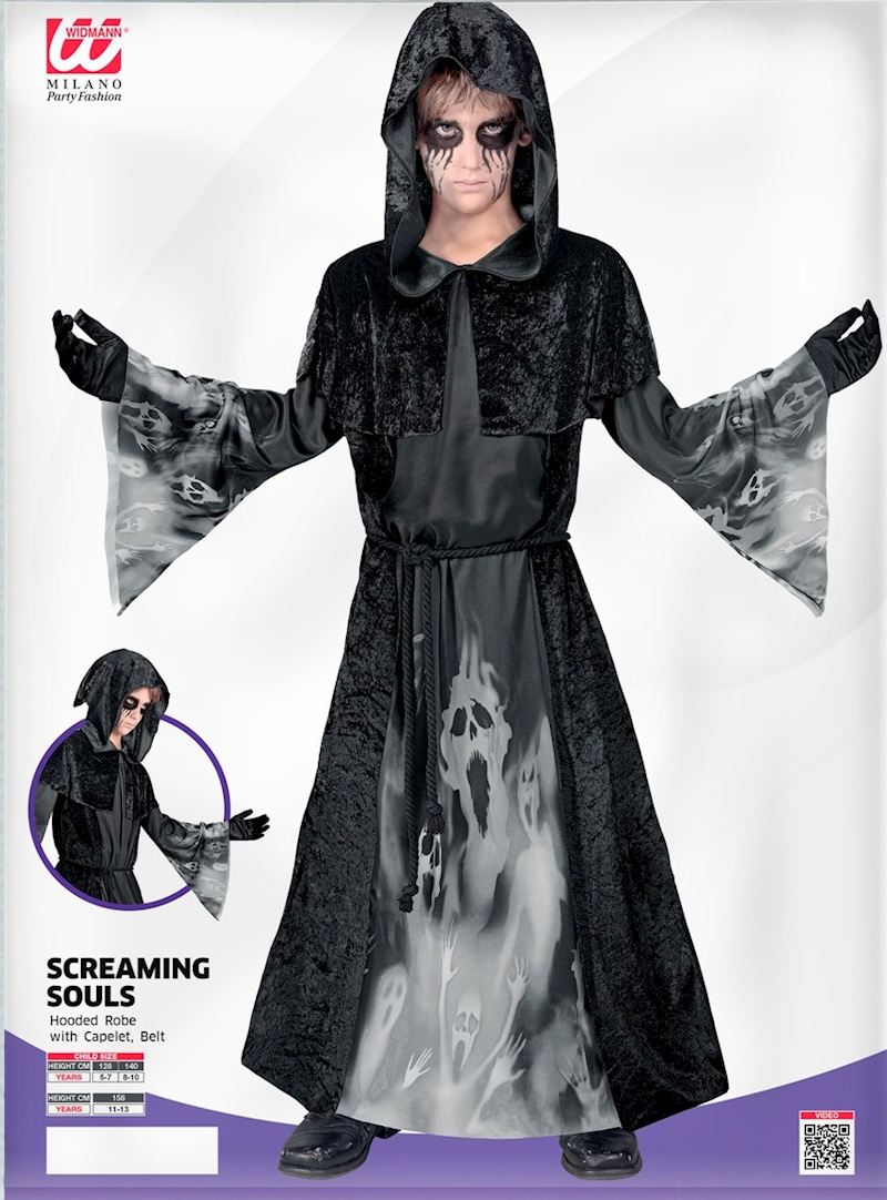Costume ames hurlantes taille 140 cm
