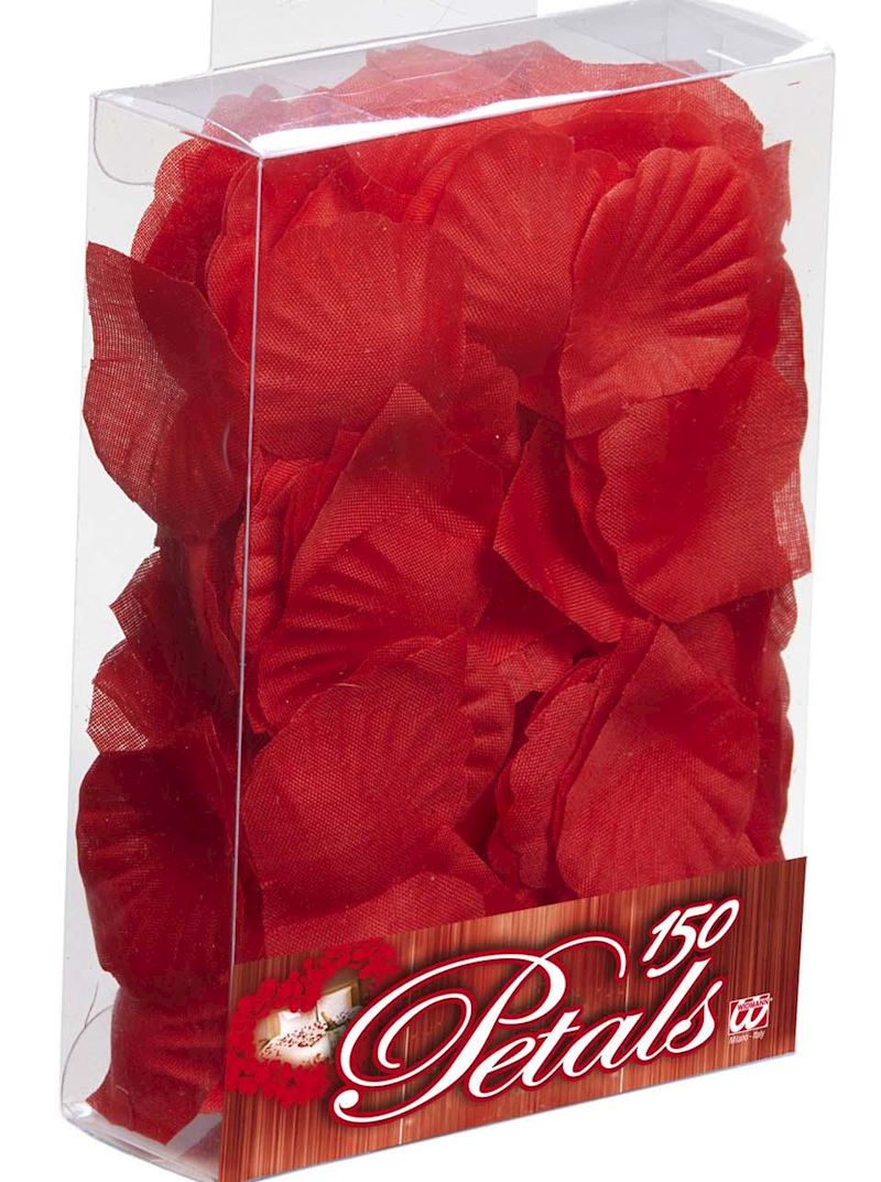 Feuilles de rose rouge pour décoration 150 pcs. dans