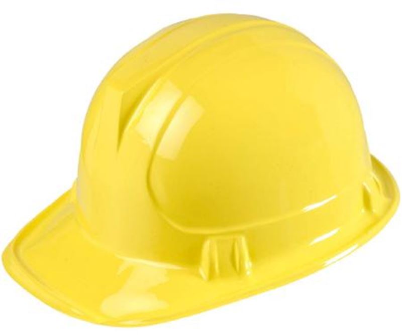 Helm Bauarbeiter gelb 