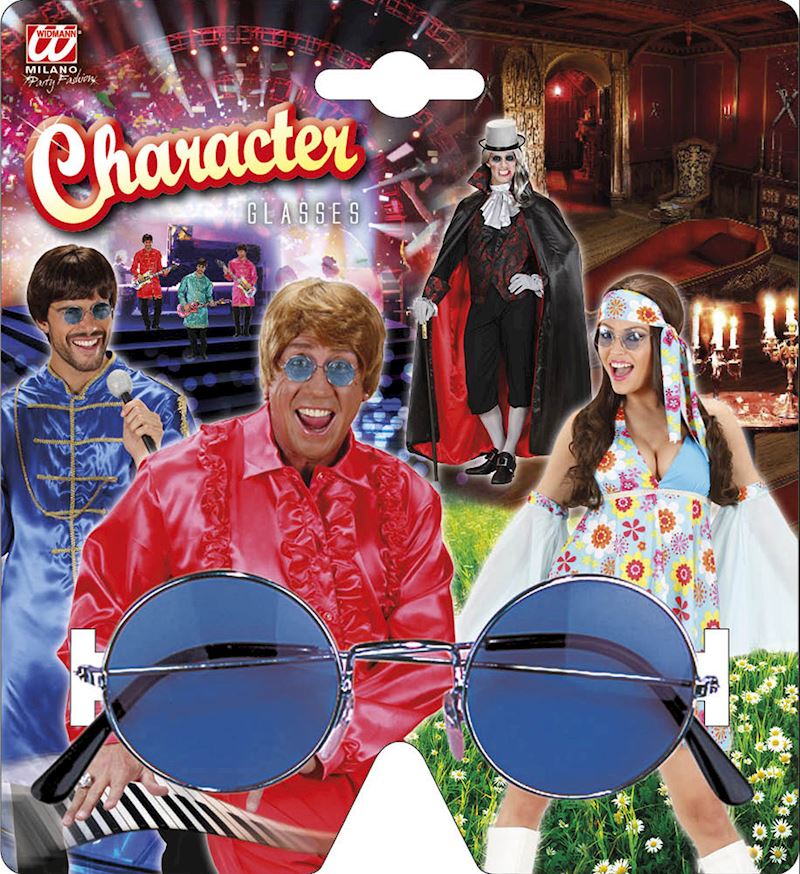 Lunettes avec des verre bleu 