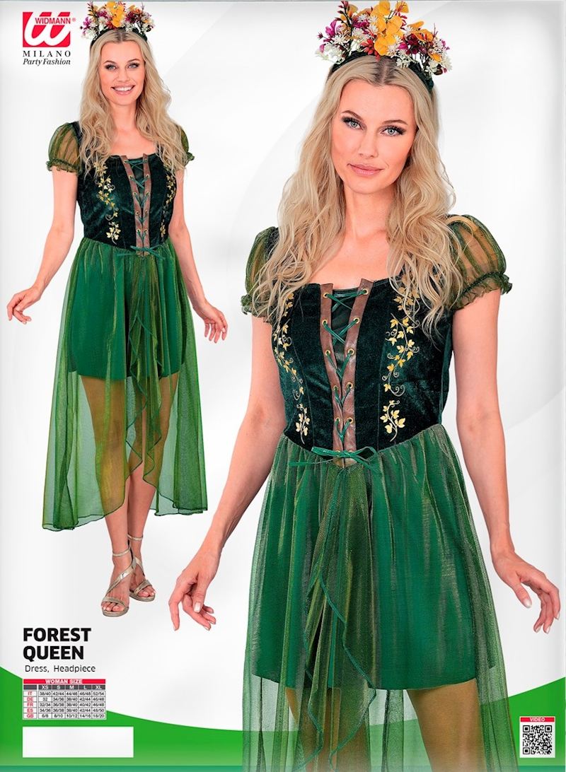 Costume Reine de la foret taille M