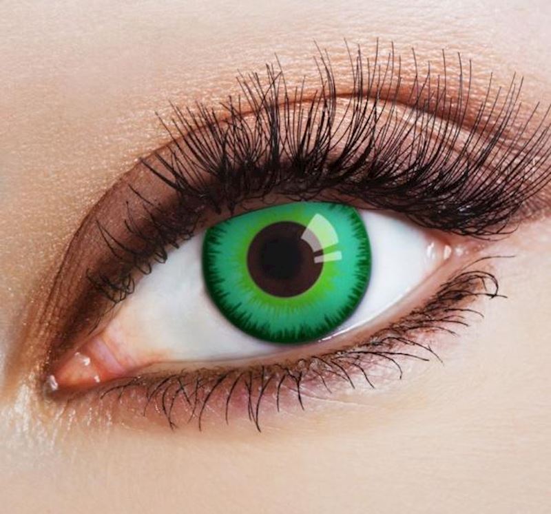 Lentilles de contact Magic Green Eye