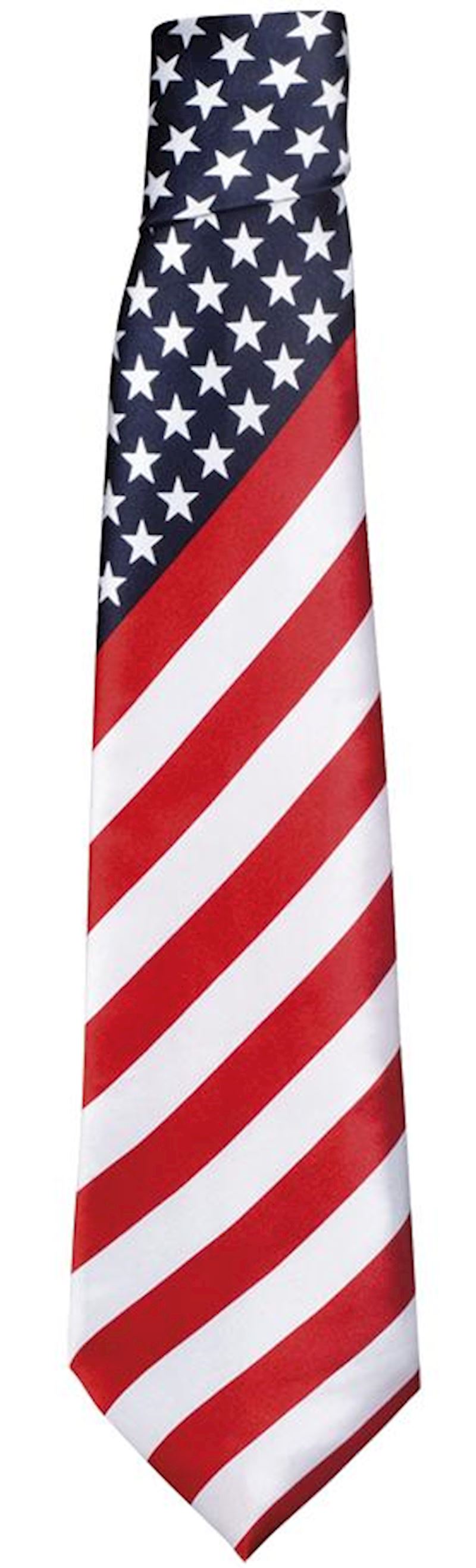 Cravate USA avec drapeau des USA