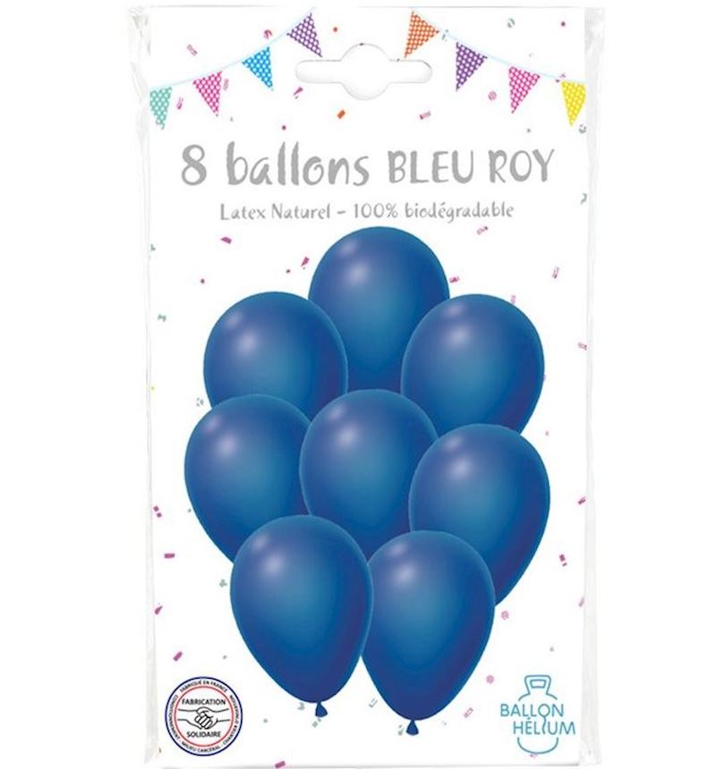 Ballons bleu roy 30 cm Sachet à 8 pcs