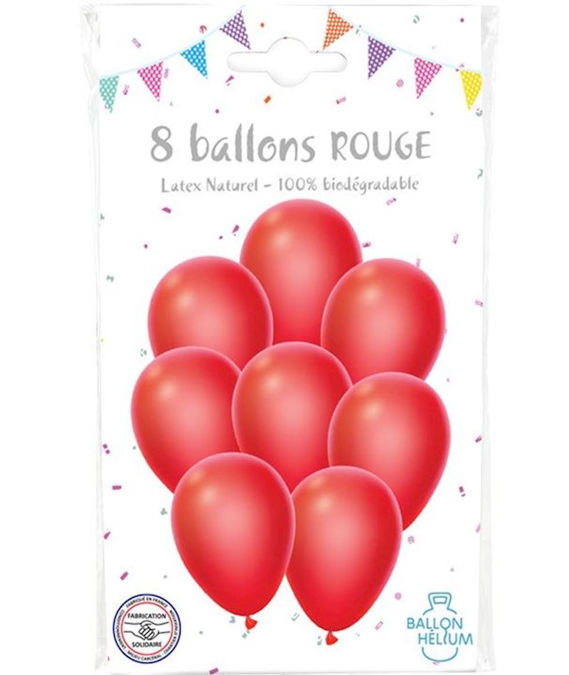 Ballons rouge 30 cm Sachet à 8 pcs