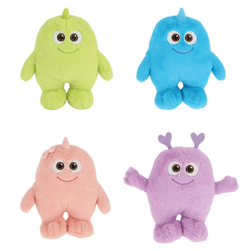 Plüsch Monster Mutmacher 4 sort. 35 cm