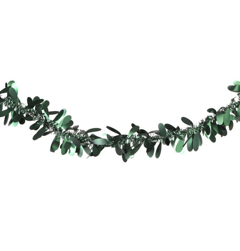 Guirlande Noël libellule vert, mat