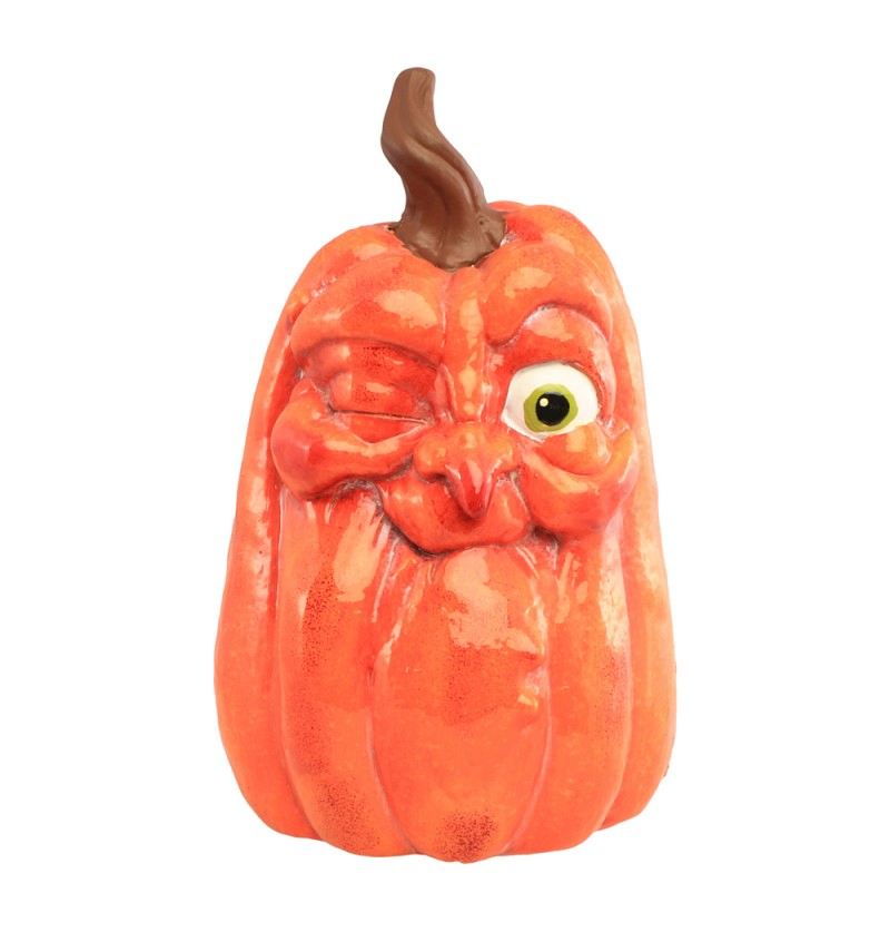 Kürbis mit Gesicht 18.5x18x32 cm