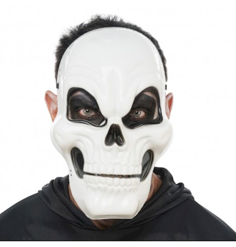 Maske weisser Totenkopf 