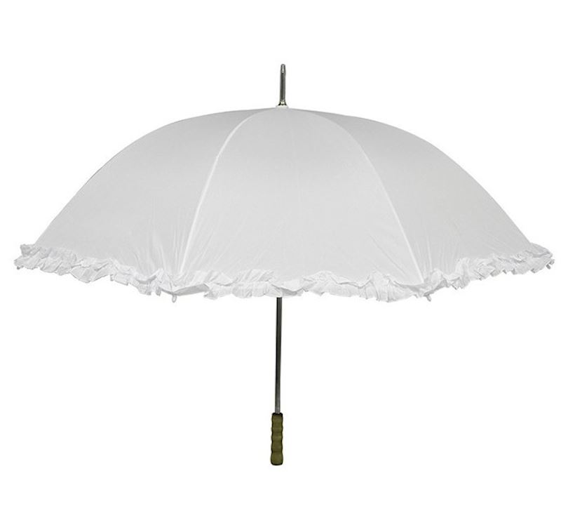 Ombrella blanche mariage 98x120 cm