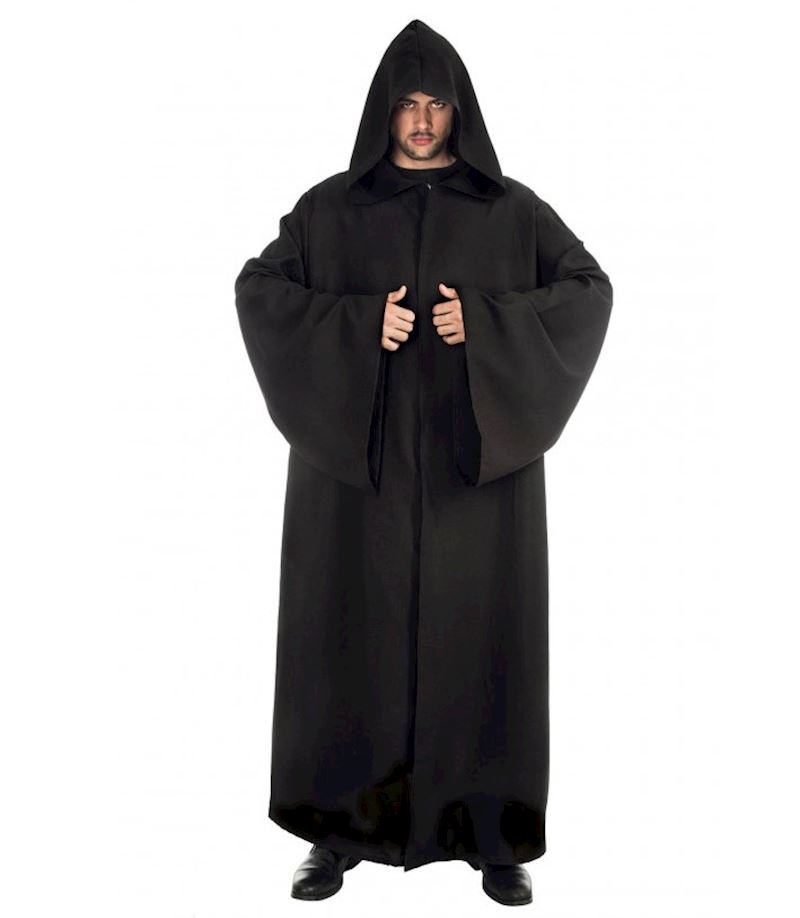 Ritter Mantel schwarz Länge 180 cm