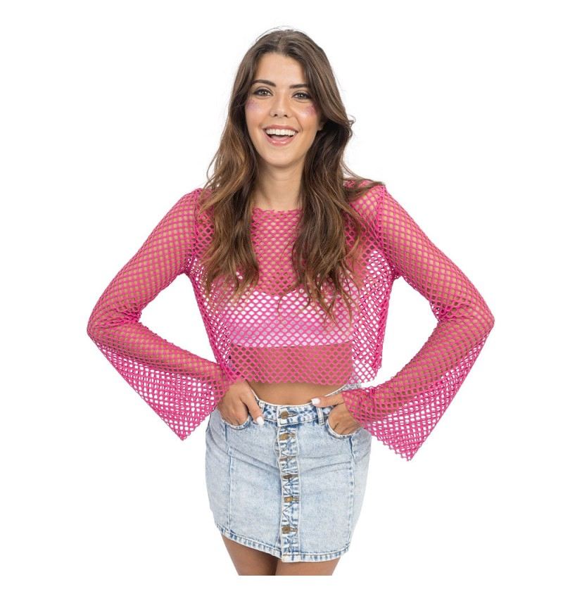 Top filet rosé taille S-M 