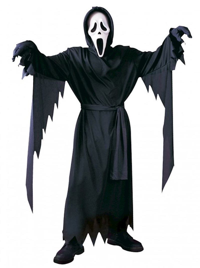 Costume Ghost avec masque et ceinture 152 cm
