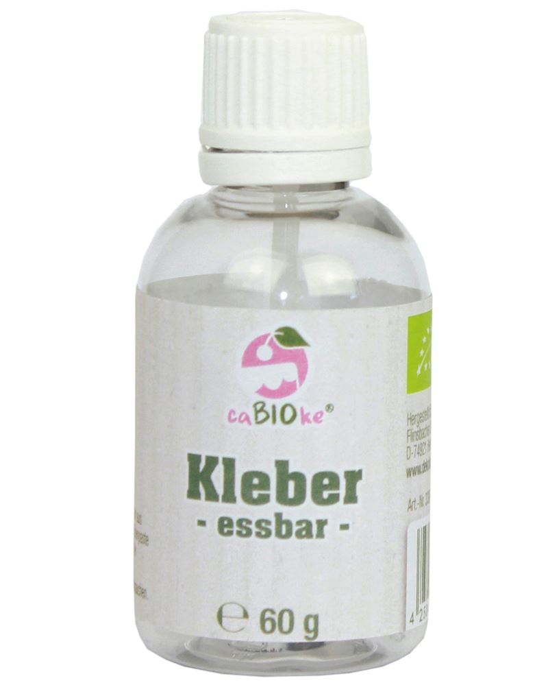 Essbarer Kleber BIO 60 g inkl. Pinsel