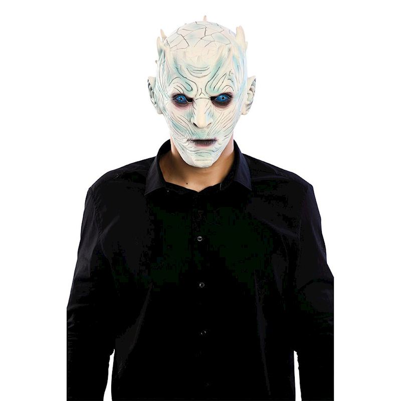 Maske Walker aus Latex weiss