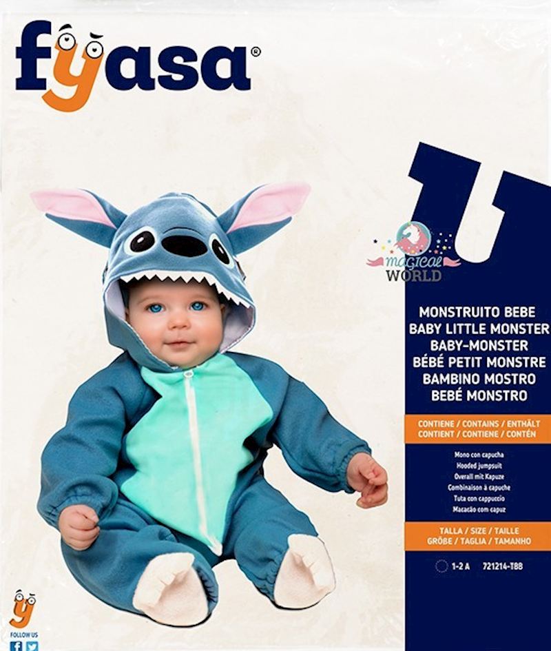 Costume monstre taille 1-2 ans