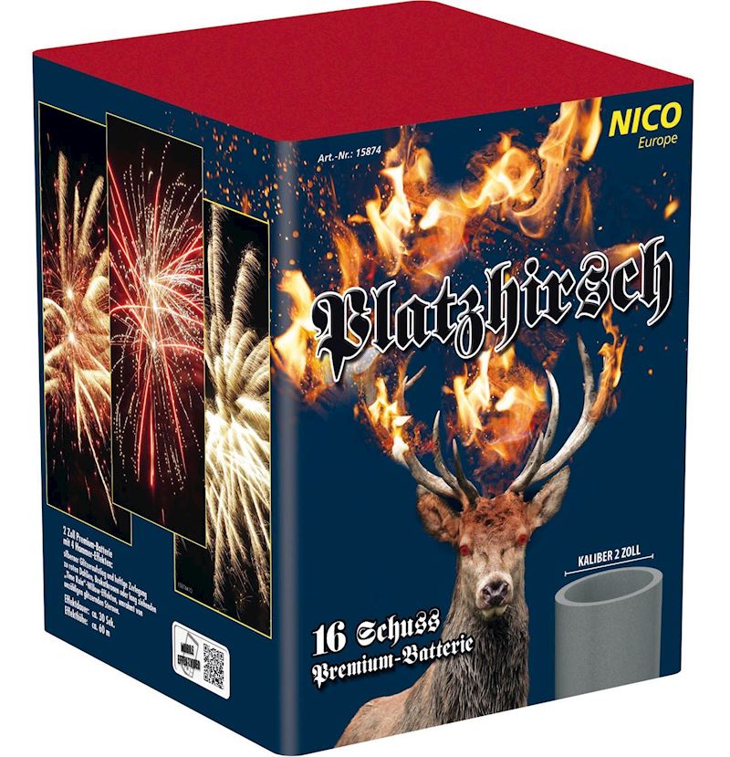 Batterie Platzhirsch, Cat F3 hauteur env. 60 m / env. 30 s