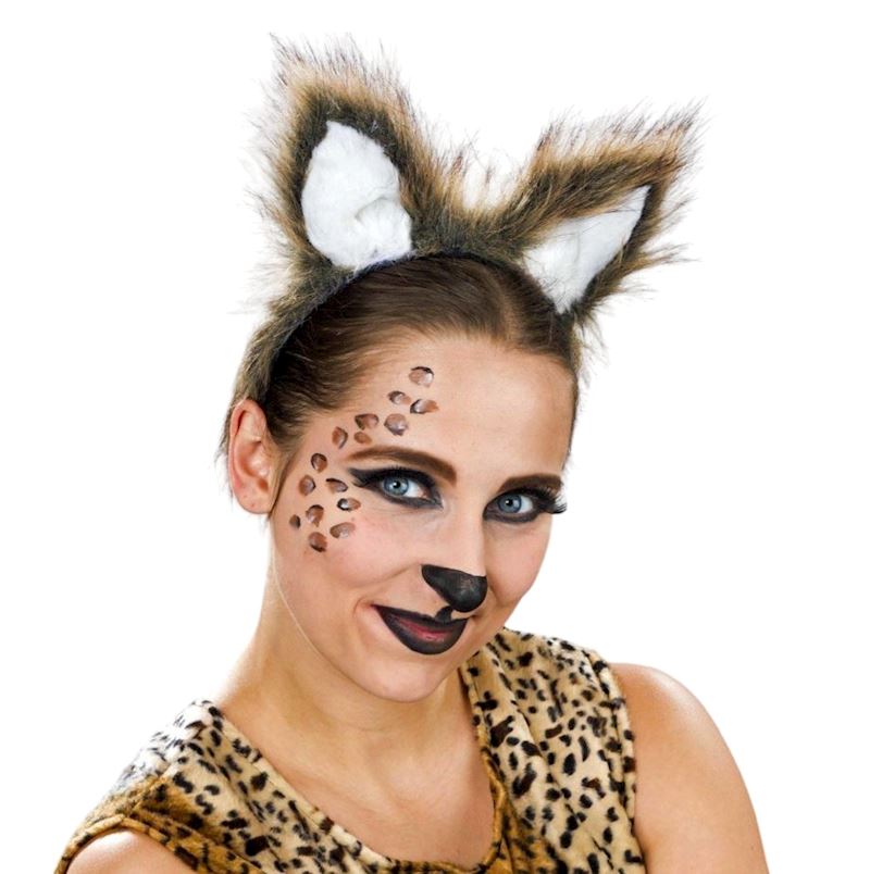 Serre-tête avec oreilles de loup