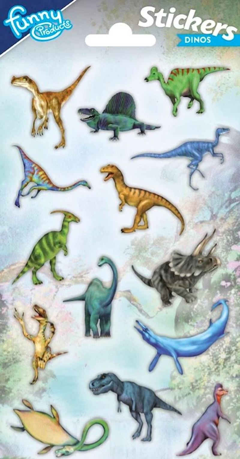 Stickerbogen Dinosaurier 