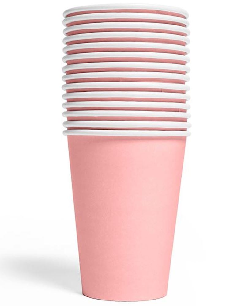 Partybecher rosa 210 ml 14 Stk.