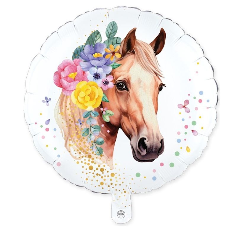 Ballon en alum. chevaux ronde emballé indiv.