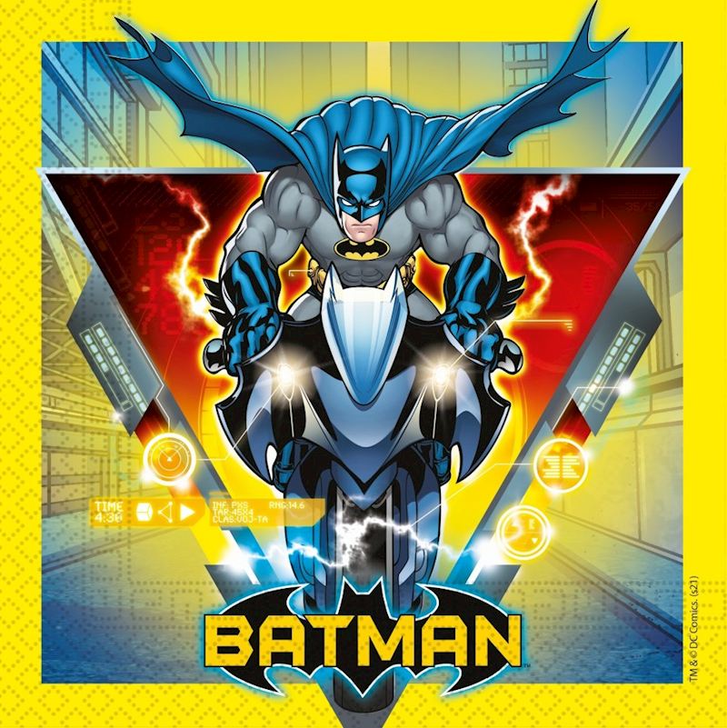 Servietten Batman 20 Stk. 30x33 cm