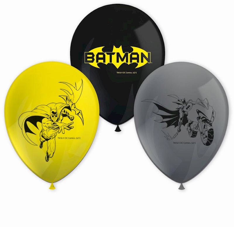 Gummiballone Batman 8 Stk. 