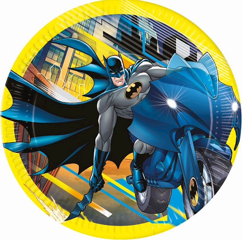 Partyteller Batman 8 Stk 23 cm