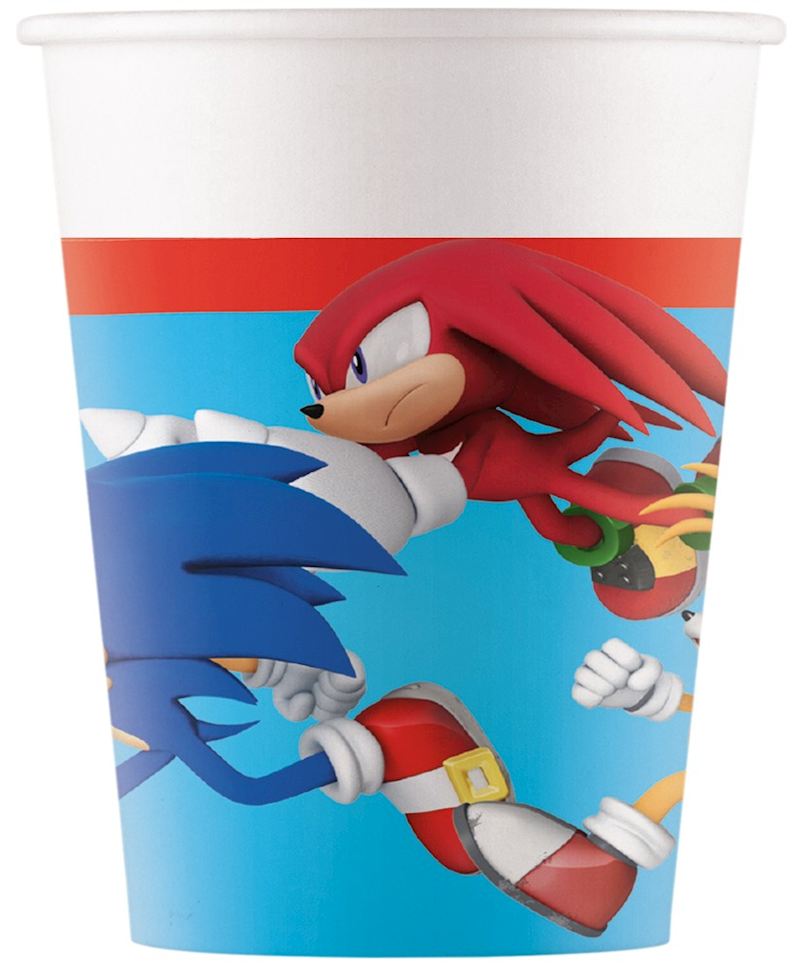 Gobelets en papier  Sonic 8 pcs. 200 ml