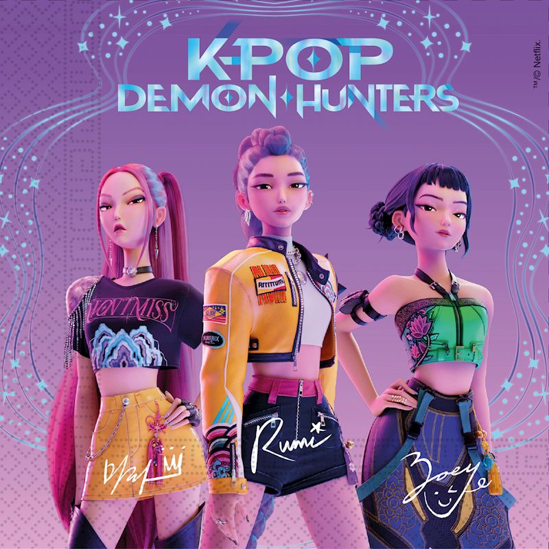 Servietten 33x33 cm K-Pop Demon Hunters 20 Stk.