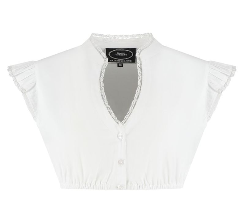 Dirndlblouse avec manches papillon en dentelle taille 40