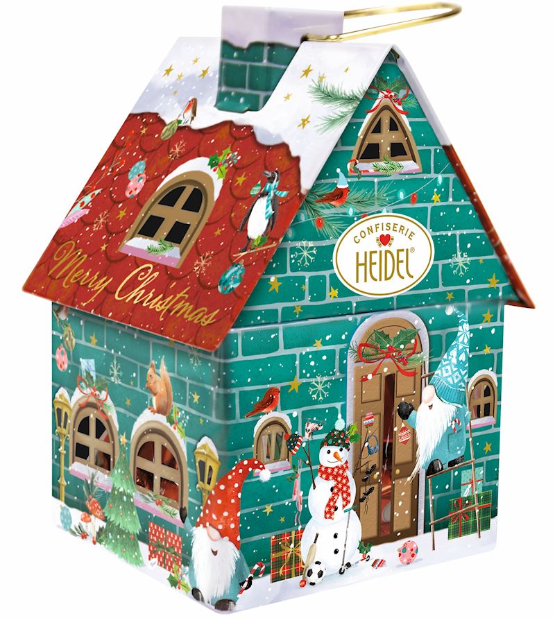 Häuschen Weihnachtswichtel Schoko-Pralinen 116 g