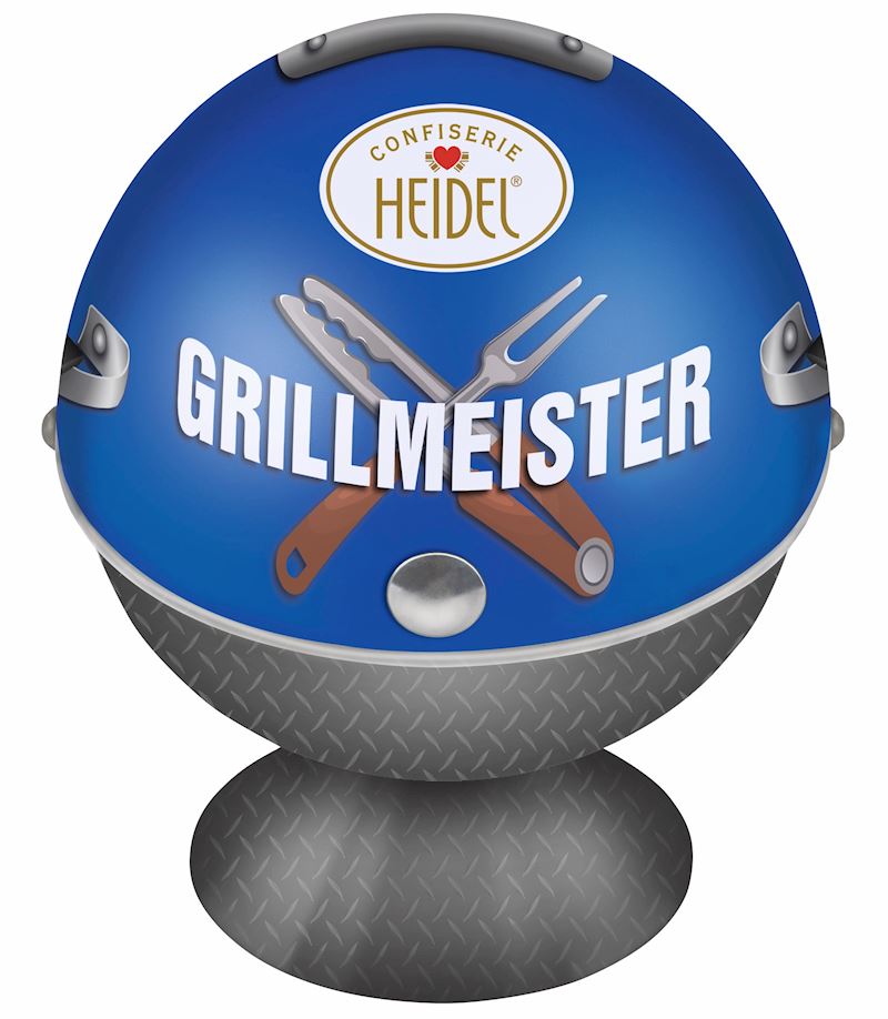 Grillmeister zum Aufklappen mit Schoko Pralinen, 86 g