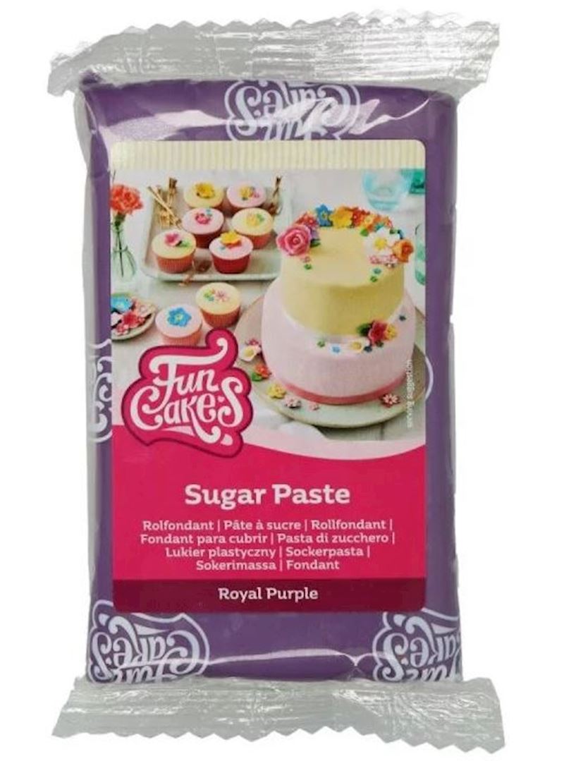FunCakes Pâte à sucre violet, 250 g