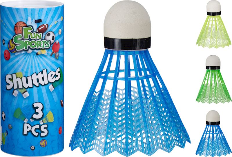 Volant de Badminton set de 3 pcs.