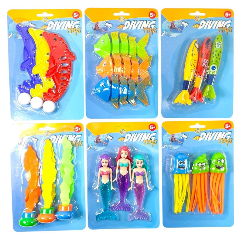 Set de plongée 6 ass. 