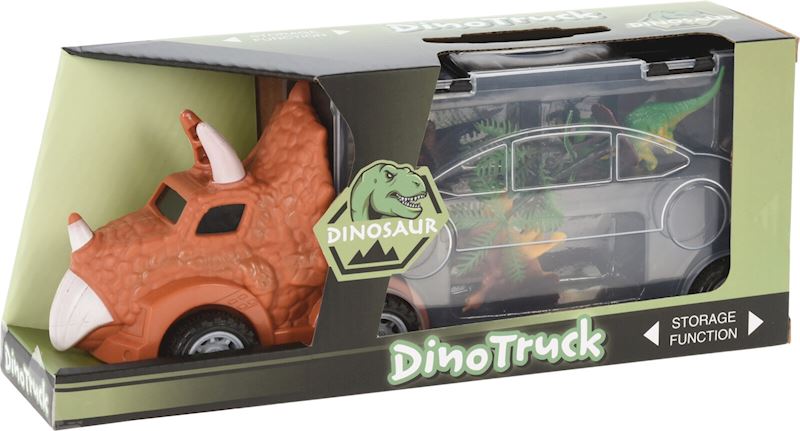 Dino Truck Auto Spielset 2xsort 28cm