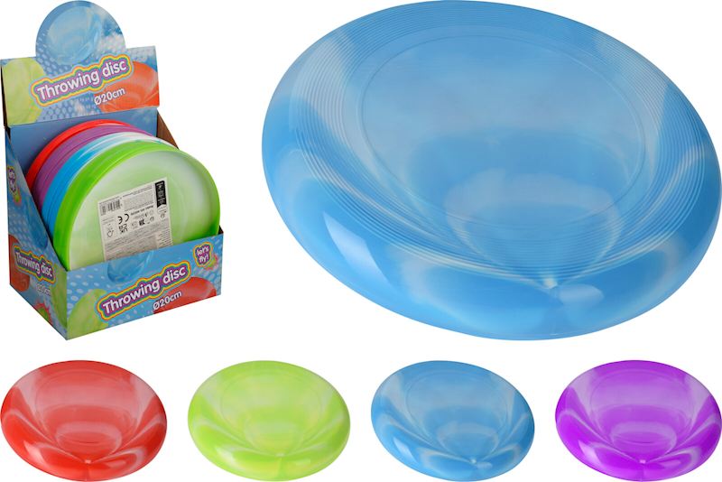 Disque à lancer 20 cm 4 ass. 