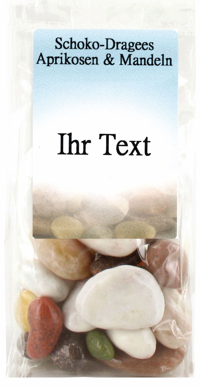 Zucker Kieselsteine 150 g Schoko-Mandel & Aprikosen