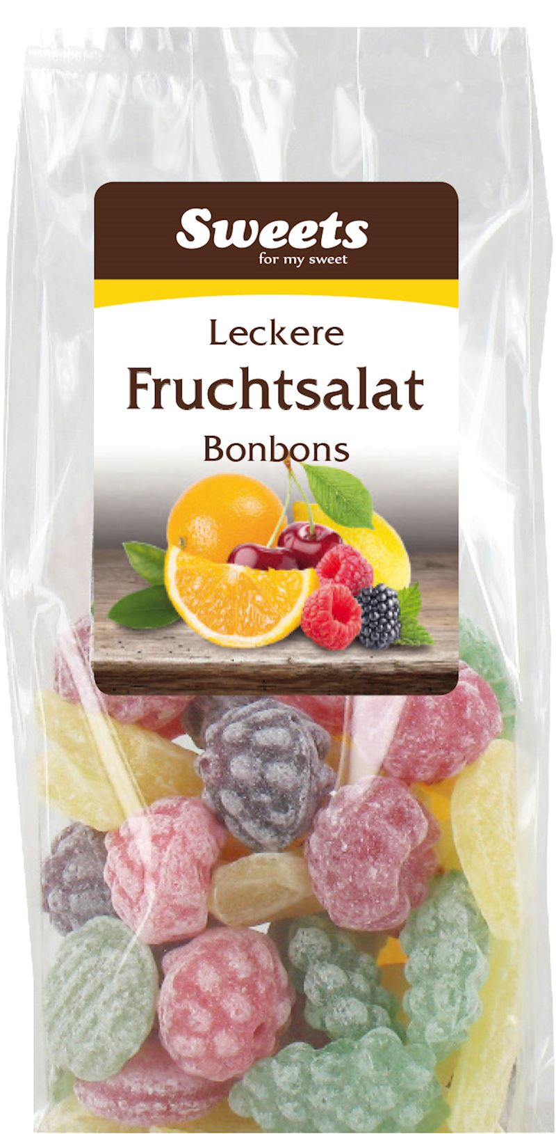 Fruchtsalat Bonbons 125 g im Beutel