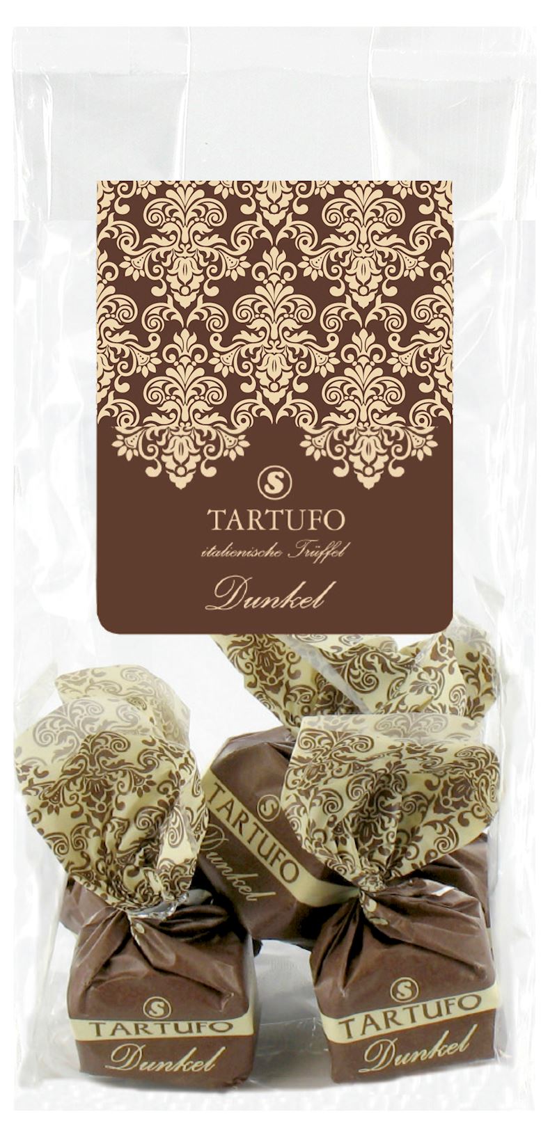 Italienischer Tartufo im Beutel, dunkel, 120 g